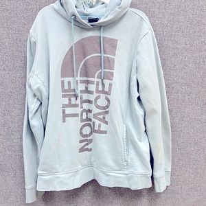 North Face sweatshirt.